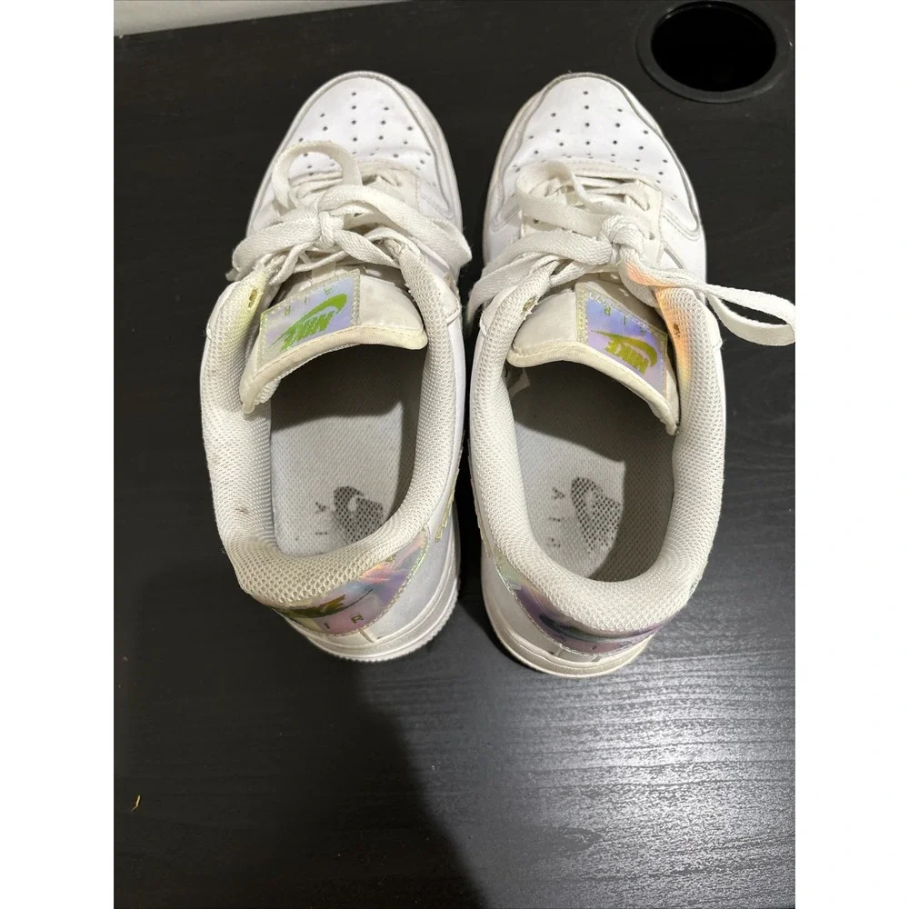 Nike Air Force 1 Low Iridescent Pixel White Multicolor CV1699-100 Men's Size 9